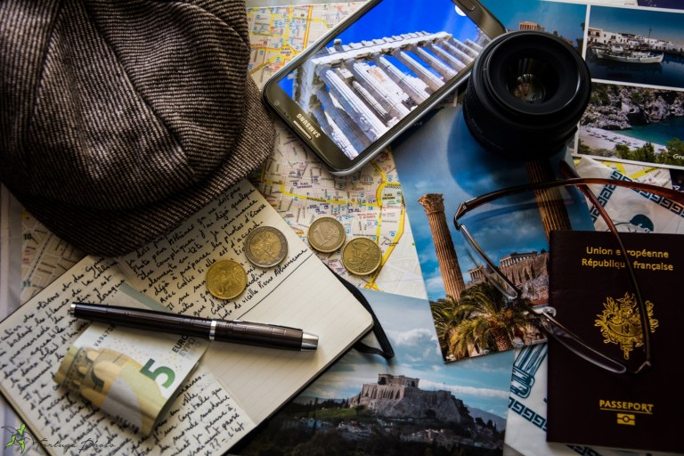 la traditionelle carte postale signature